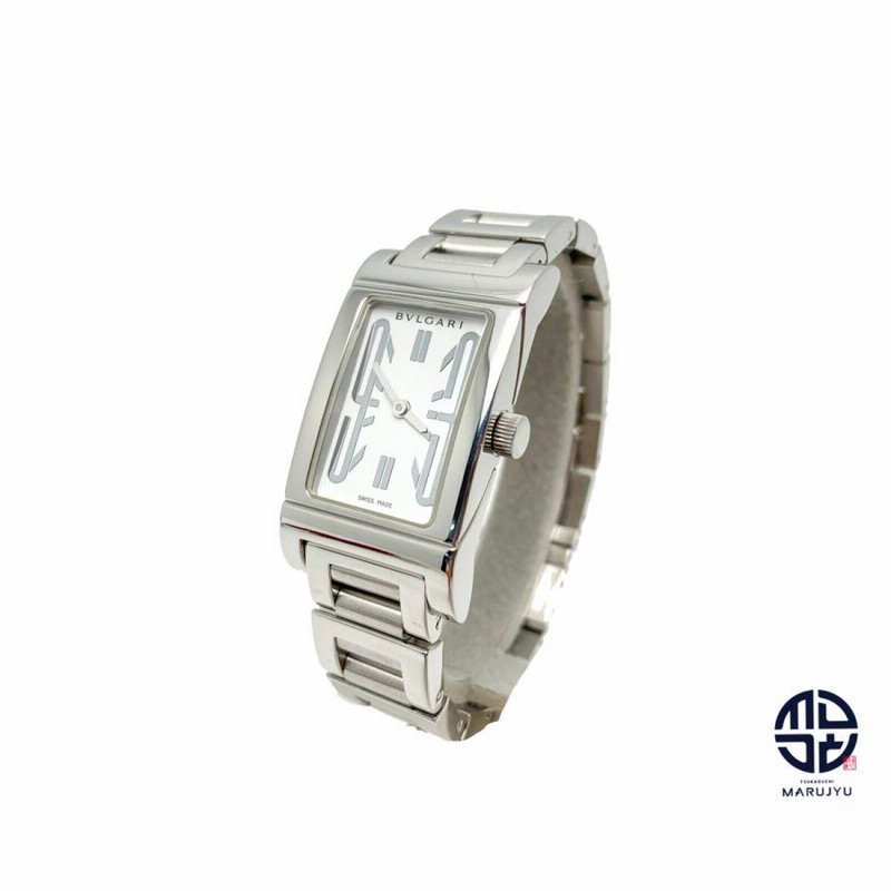 ブルガリ レッタンゴロ RT39S シルバー クォーツ QZ レディース 腕時計 BVLGARI ブルガリ レッタンゴロ クォーツ腕時計 アナログ
