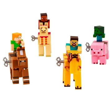 MINECRAFT-麥塊 3D發條騎乘公仔 我的世界