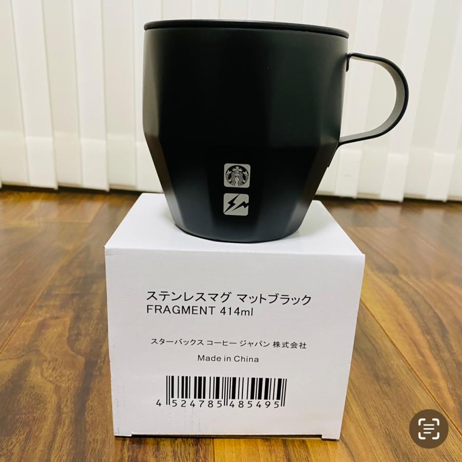 フラグメント　スターバックス 新品　未使用　ブランケット　ステンレスマグカップマットブラック　マグカップ スタバ マグ STARBUCKS