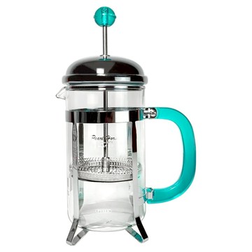 Pearl Horse 寶馬 綠柄濾壓壺 600ml  綠色  1個