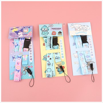 天藍小舖-三麗鷗多功能證件掛繩-共3色-$79【A11115556】