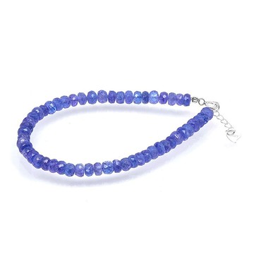 【正佳珠寶】菫青石 星空藍鑽石切面 菫青石手鍊