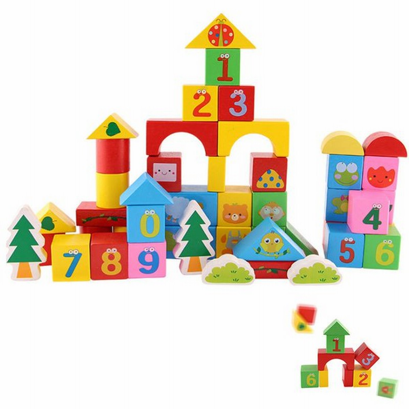 おもちゃ 積み木 パズル ブロック 知育玩具 キッズ 子供用 積む遊び Diy 立体パズル おもちゃ 入園祝い 誕生日 クリスマス プレゼント 50ピース 通販 Lineポイント最大get Lineショッピング