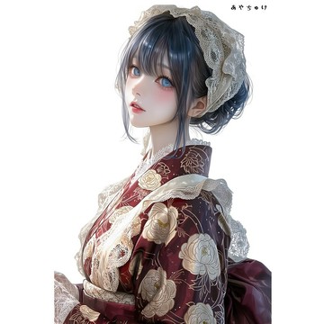 【9 月新款】07-144-0078 人物貼紙 幻想復古浪漫喫茶