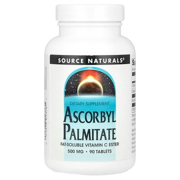 Source Naturals, 抗壞血酸棕櫚酸酯膠囊，500 毫克，90 片