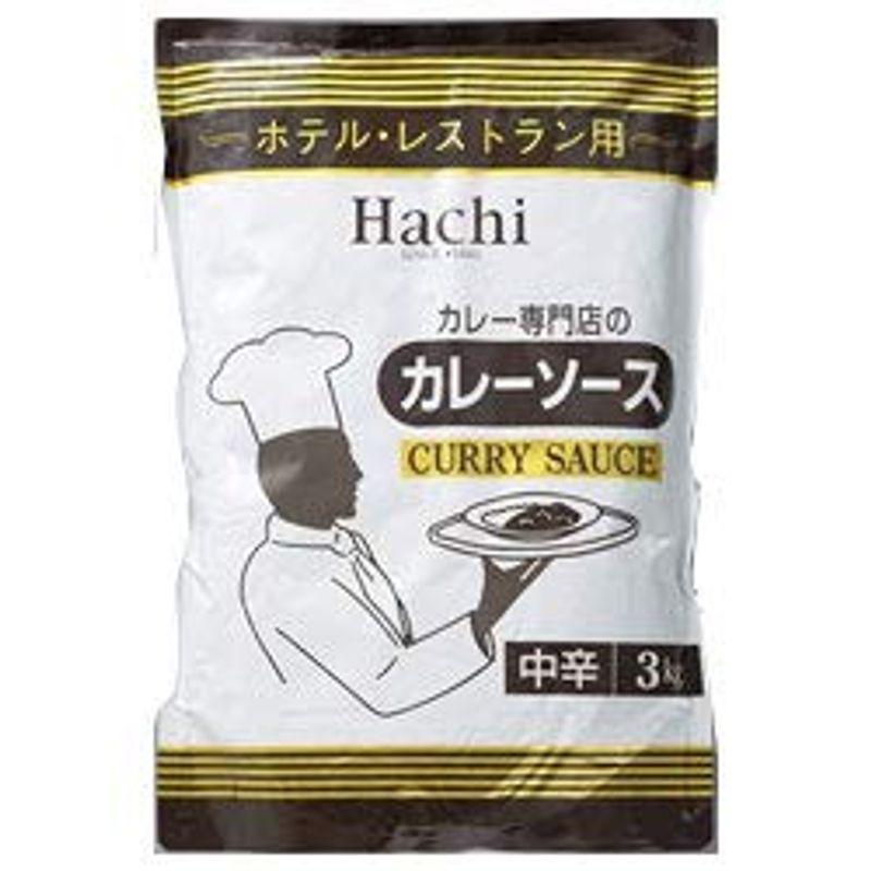 ハチ食品 ホテル・レストラン用 カレーソース 中辛 3kg×4袋入×(2ケース)