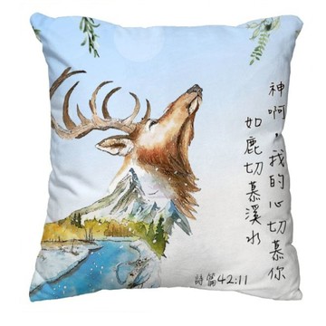 【恩典之約禮物店】244計劃 恩典抱枕