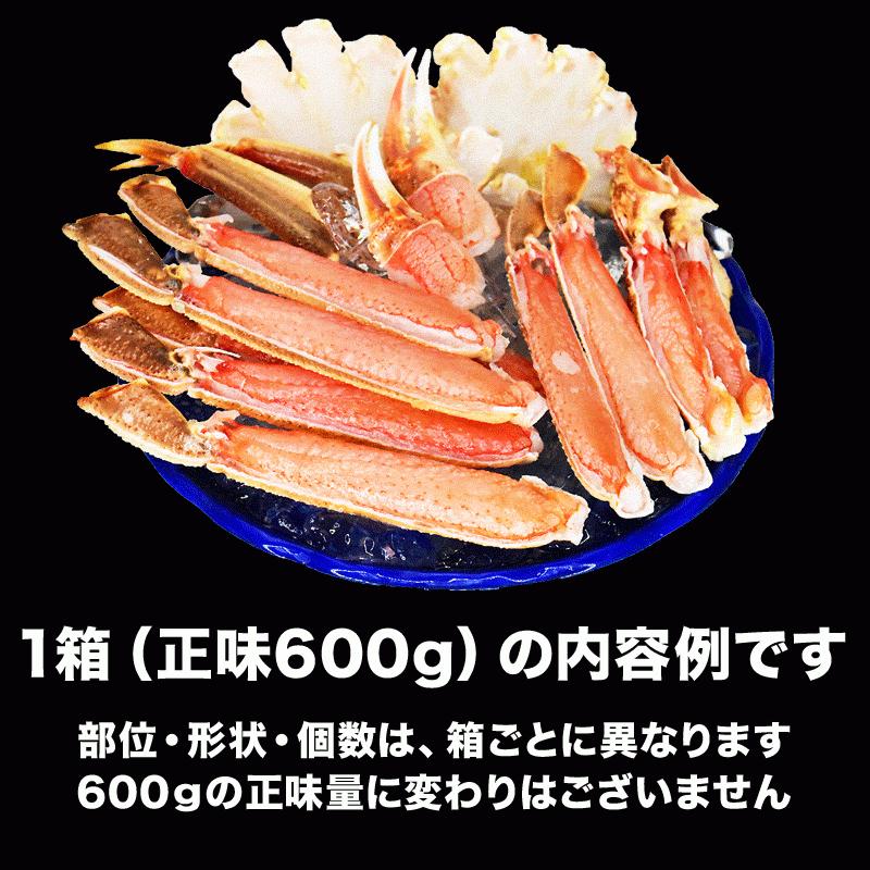 ギフト カニ 海鮮 刺身 生 かに 蟹 グルメ 生食OK カット 生ズワイガニ 600g×1箱 鍋セット 送料無料 ギフト