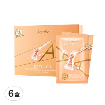 Sesedior 希希娣兒 台灣公司貨 金箔A醇緊緻面膜 30ml  20片  6盒