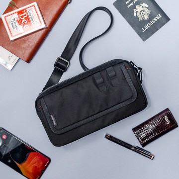 Fastpac 快翻小包 - 火岩黑 | DWR防潑水 斜肩包 胸包 腰包