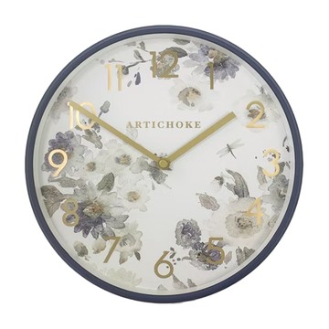 Artichoke 掛鐘 9吋 指針式靜音掛鐘 居家裝飾藝術品  花藝