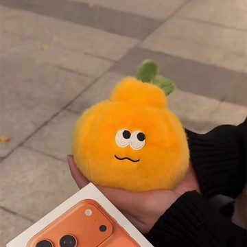 全網超夯✨超人氣熱銷 驚喜毛毛蟲橘子毛絨掛件可愛蟲洞耙耙柑可以藏戒指公仔包掛情人節 送禮 交換禮物