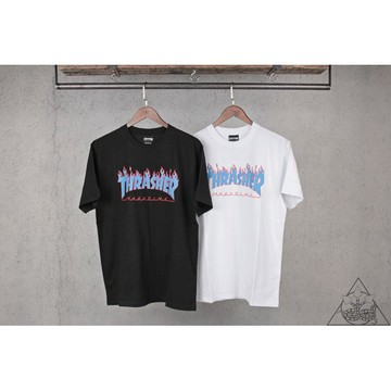 【HYDRA】Thrasher Blue Flame T-Shirt 火焰 Logo 藍火焰 短T【TS32】