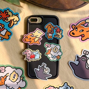 Trumeow 打架系列貼紙