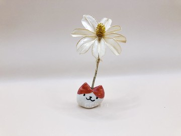 紅貓 線香座  薰香  療癒小物  陶貓 多用途陶器  貓貓蕨手作