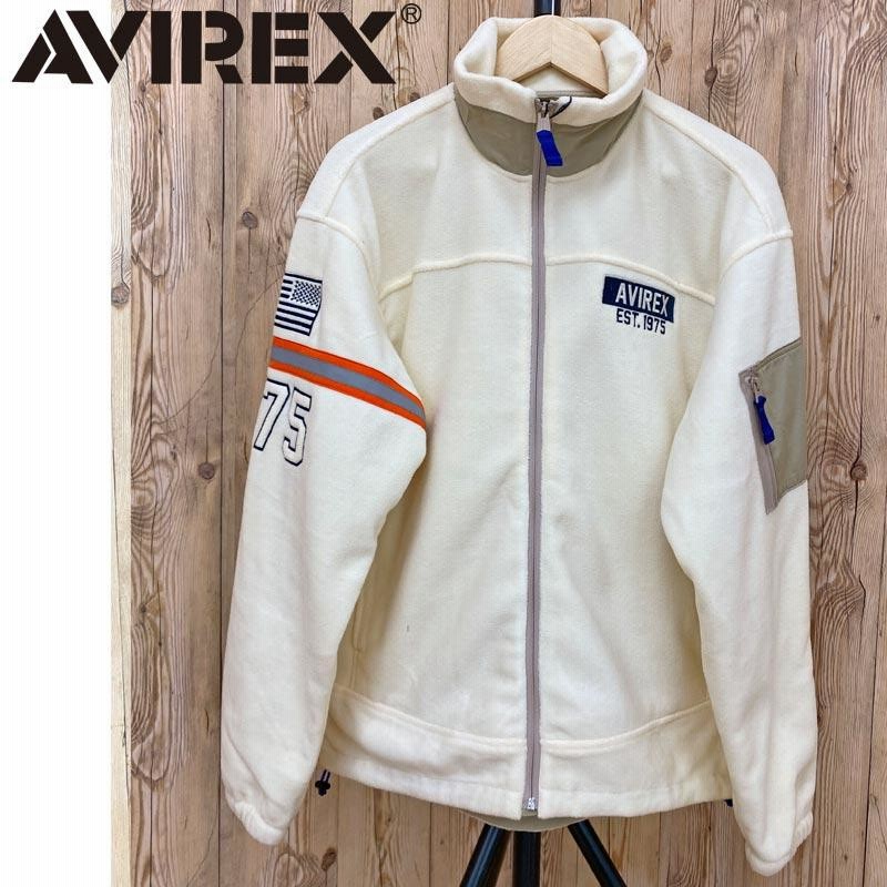 AVIREX アビレックス リフレクトライン フリースジャケット ジップ 