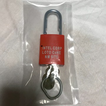 8新進口 鋁合金 MASTER LOCK Pro Series 6835 Intel CORP LOTO