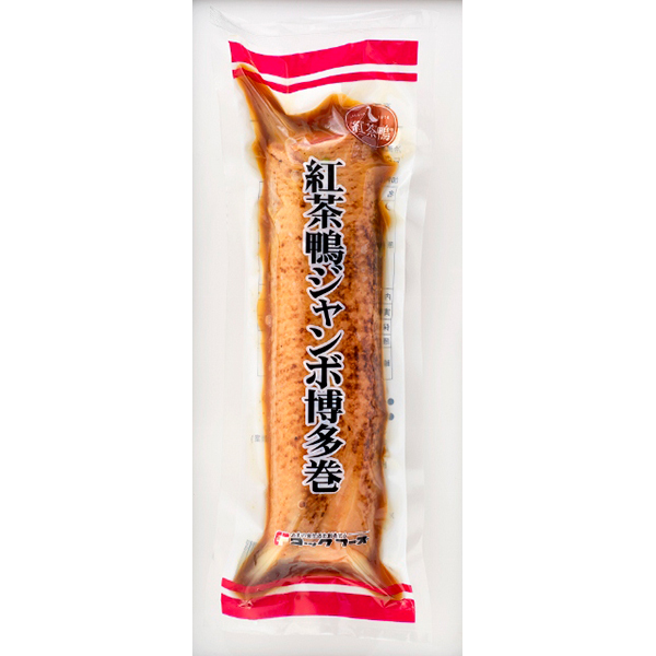 紅茶鴨ジャンボ三色巻 550G (コックフーズ 鴨肉)