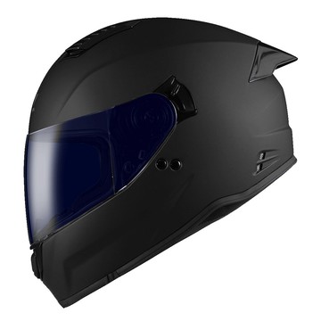 【磁扣全防護】LALUNA IF-Z 素色 消光黑 全罩安全帽