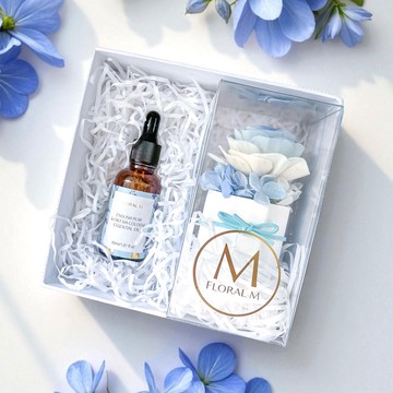 禮物1+1💕快速出貨【Floral M】法國鄉村玫瑰花園香氛擴香花禮盒  摩羯座生日禮物