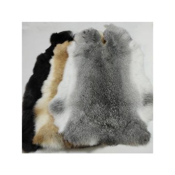 兔皮整張皮草原料天然真兔毛皮毛一體面料包包飾品護膝座墊輔料