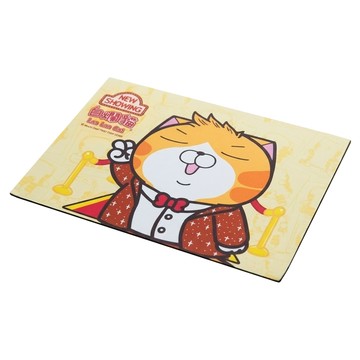 Lan Lan Cat 白爛貓 萬用墊  黃色 + 橘色 + 白色  1個