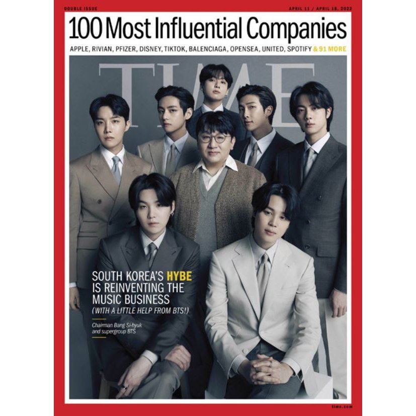 海外時事雑誌 TIME Asia (タイムアジア) 2020年 4月 11日号 TIME 100 Companies (防弾少年団パク・シヒョク表紙)