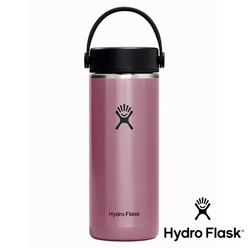 【Hydro Flask】寬口輕量真空保溫鋼瓶16oz『寶石紅』HLW16LW 戶外 露營 登山 健行 休閒 時尚 旅遊 保溫瓶