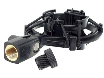 耀您館★日本鐵三角Audio-Technica麥克風避震架mic減震架AT8458a防震架(兼容3/8“-16和5/8”-27公螺牙支架)適AT2020  AT2020USB AT2020USB+ AT2035 ATR-2500 XAT3035 AT3060【APP下單點數4倍送】