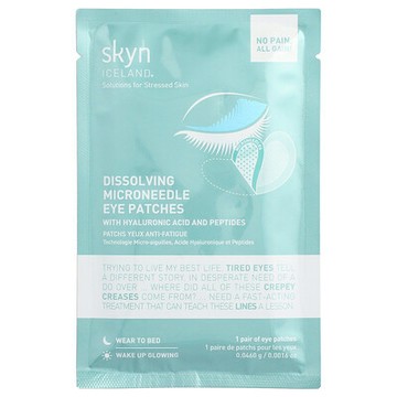 Skyn Iceland, 可溶性微針眼膜貼，1 對