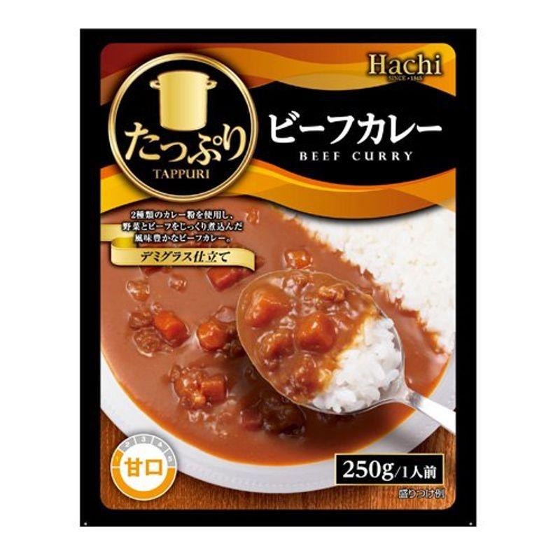 ハチ食品 たっぷりビーフカレー 甘口 10個セット