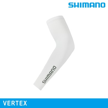 SHIMANO VERTEX 袖套｜白色 (S-L)