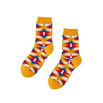 【Change Tone 襪子專賣店】歇山重簷〈黃〉