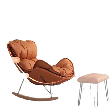 搖搖搖椅輕奢躺椅大人客廳陽臺懶人沙發家用單人逍遙龍蝦休閑蝸牛【0113103DD】