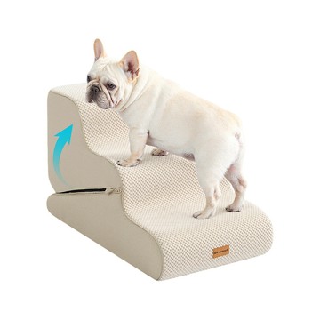 寵物階梯 寵物爬梯 可翻轉拆洗 狗狗臺階 老年犬輔助 梯中型犬上床 樓梯 減輕寵物負擔 保護關節-4層款