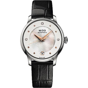 MIDO 美度 官方授權 BARONCELLI 永恆機械女錶 套錶組 1212購物節 送禮推薦 M0392071610600