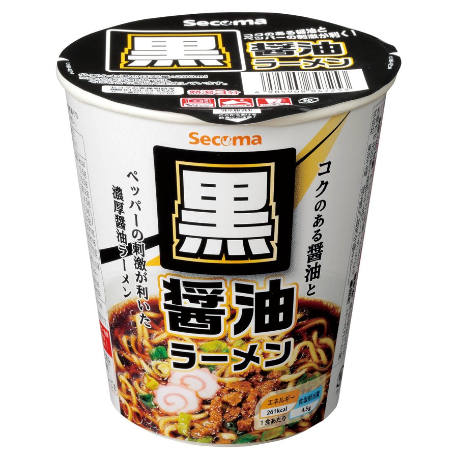 　セイコーマート　Secoma　黒醤油ラーメン　セコマ　カップラーメン　カップ麺　箱買い　1ケース　しょうゆ　ラーメン　拉麺