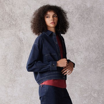 MADE.鈕扣口袋牛仔外套