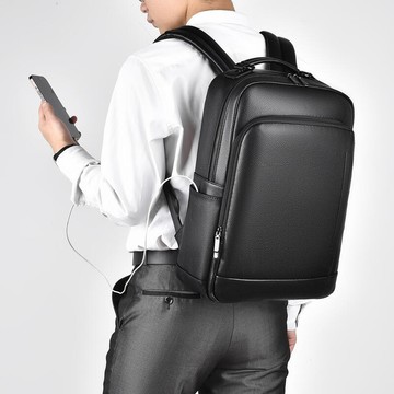 新款男士雙肩包多功能電腦包學生書包大容量戶外旅行包商務背包潮