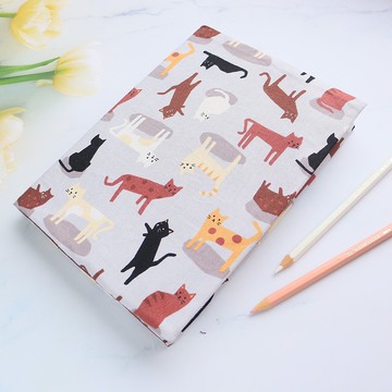 【貓貓世界】 書衣 布書衣 可調式書衣 手工書衣  A5 A6 B6 20K 1