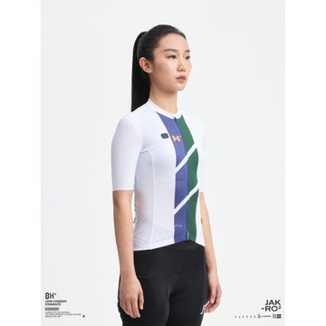 捷酷春夏新款閃回女士短袖騎行服自行車公路舒適透氣排汗騎行上衣