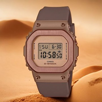 CASIO 卡西歐 G-SHOCK 優雅古銅金電子錶 女錶 1212購物節 送禮推薦 GM-S5600UBR-5