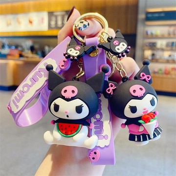 鑰匙圈吊飾🎀 三麗鷗庫洛米鑰匙扣女可愛精致少女心鑰匙鏈玩偶掛件書包掛飾禮物 背包吊飾 可愛吊飾 可愛鑰匙圈 鑰匙吊飾