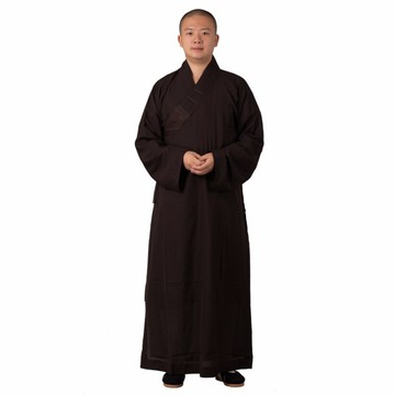 現貨供應 弘喧 佛教 僧服 出家人 衣服 長衫 海青布 棉麻竹結布 禪意 吸汗 柔軟 透氣 僧人 出家人
