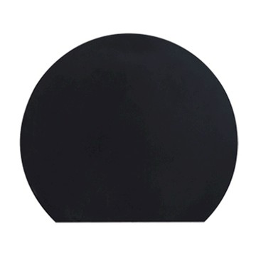 AIMEDIA 艾美迪雅 耐熱圓形砧板 黑色 耐熱130°C 適用洗碗機  1個  小(30*26*0.4cm)