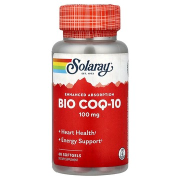 Solaray, 生物輔酶 Q10，加強吸收，60 粒軟膠囊