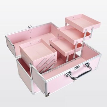 現貨+預購 化妝箱 隨身收納盒-鋁合金大容量美甲美妝專業工具箱3色73d31【獨家進口】【米蘭精品】