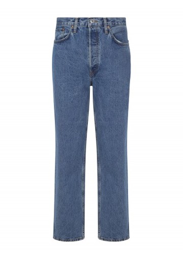 Redone - 90s Crop Jeans - Womens - Blue