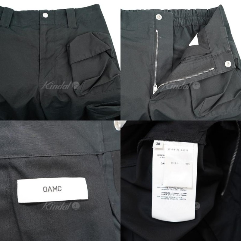 オーエーエムシー OAMC 22SS Pocket Puff Cargo Pants ポケット パフ カーゴパンツ ブラック調 サイズ：28 |  LINEブランドカタログ