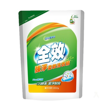 毛寶 全效強淨柔軟洗衣精 補充包 1800g【康鄰超市】